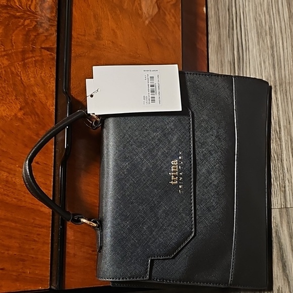 Trina Turk Elegant Black Briefcase - Picture 1 of 1